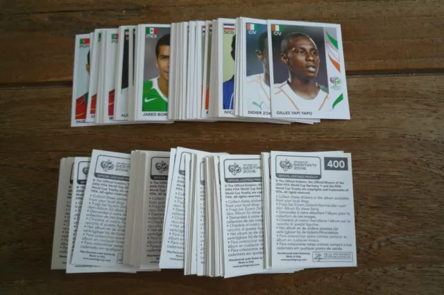 Panini Germany 2006 World Cup Football Stickers - no's 201-400! Pick Stickers!