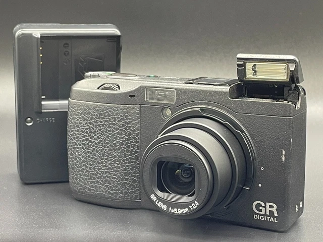 [Near MINT] RICOH GR DIGITAL 8.1MP BLACK Compact Dgitial Camera From JAPAN