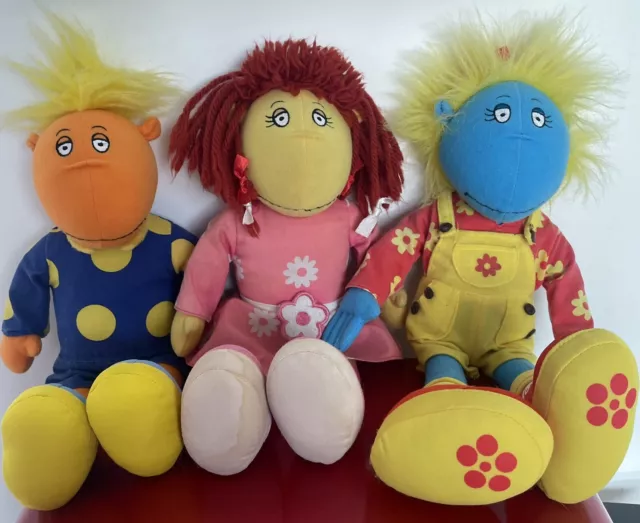 Tweenies Plush BBC Vintage large 90’s  Bundle X 3 approx 14" Bella Milo Jake VGC