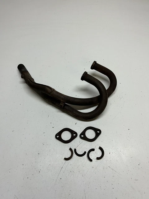 1981 81 HONDA XL250S xl 250 s Exhaust Pipe Header Clamp Mount DAMAGE
