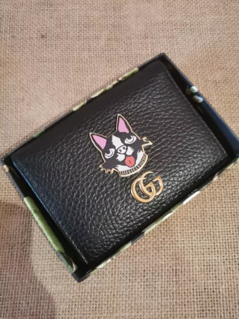 Portafoglio Gucci in pelle, nuovo con etichetta e packaging. Mai usato
