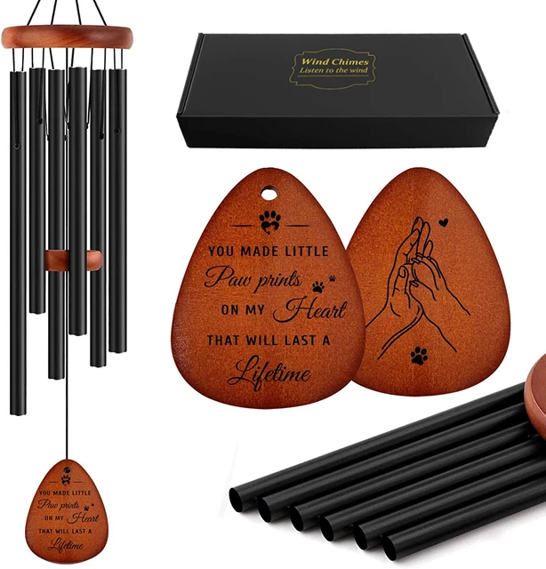 Pet Memorial Wind Chime, Dog Memorial Gifts for Loss of Dog and Other Pets, Pet