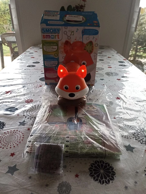 Smoby Smart Robot Foxy – Jouet Interactif D’initiation à La Programmation Pour Enfants Dès 3 Ans – Avec Cartes Direction Et Plateau De Jeu