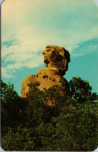 Vtg Old Scotchman Harry Lauder Garden Of The Gods Colorado CO Postcard