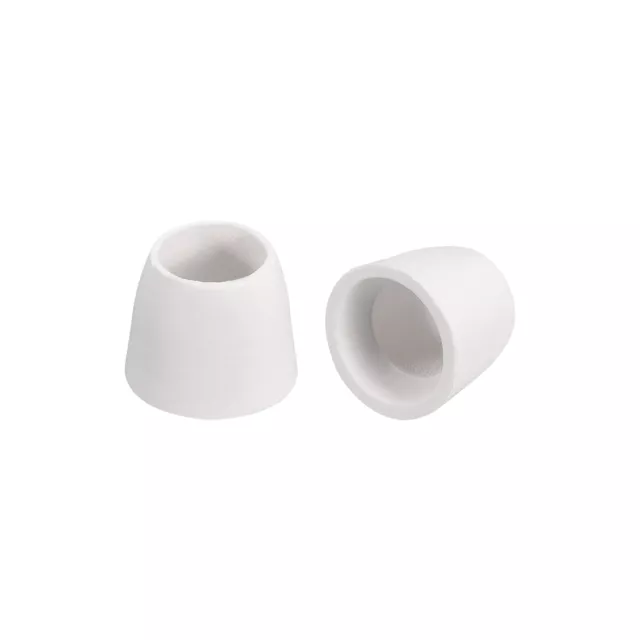 30pz 11.5mm Dia Isolante Ceramica Perlina Conico Isolamento Perlina