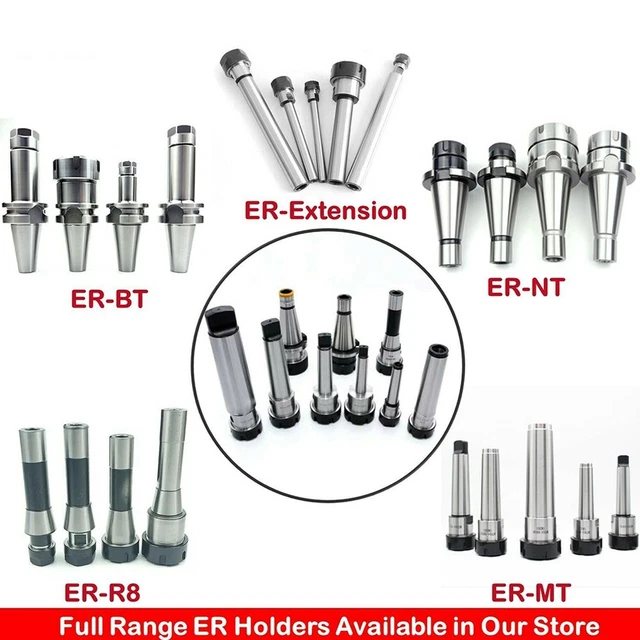 ER Nut Clamping Nut 0.005mm Beating A/M/UM Clamping Nut HRC 52-55 Shank Nut