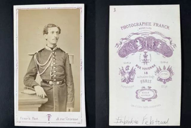 Franck, Paris, militaire officier lieutenant professeur école de Saint-Cyr Vinta