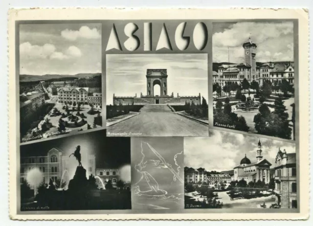 Asiago (Vicenza) - Vedutine - Viaggiata 1958