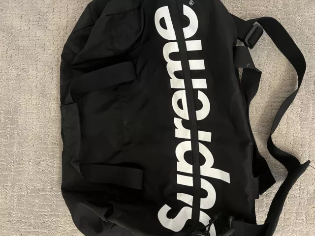 Rare 100% Authentic Supreme Cordura Duffle Bag SS17 2017 Black OS