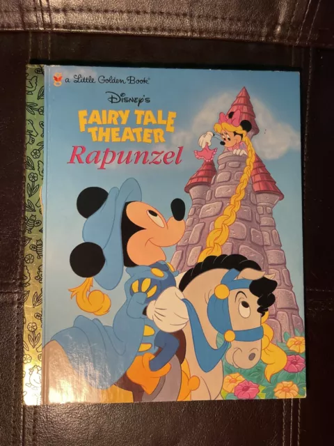 Walt Disney’s Fairy Tale Theater Rapunzel Little Golden Book First Edition 1998