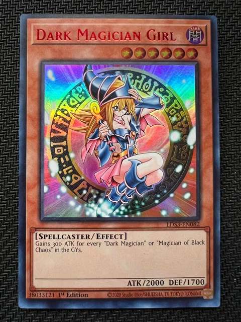 Dark Magician Girl (Red) LDS3-EN082 Ultra Rare YuGiOh