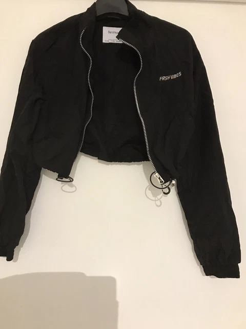 VESTE COURTE NOIR Bershka Taille XS EUR 7 00 PicClick FR