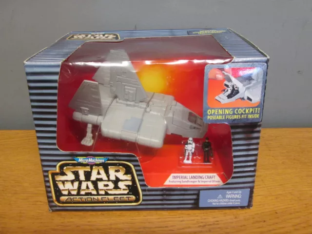 Star Wars: Micro Machines Action Fleet - Imperial Landing Craft - Galoob + Box