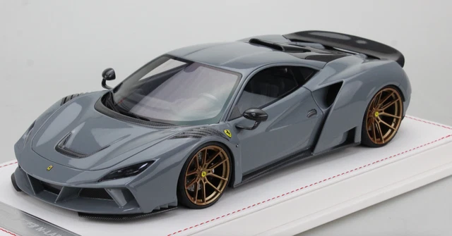 1/18 MG Models Ferrari F430 Rosso Novitec Mat Blanc Carbone
