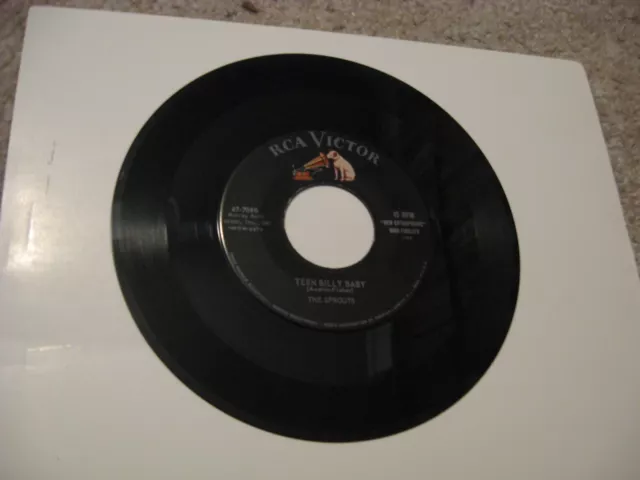 **The Sprouts/ Teen Billy Baby b/w Goodbye/ RCA Victor/ 1957/ Rockabilly