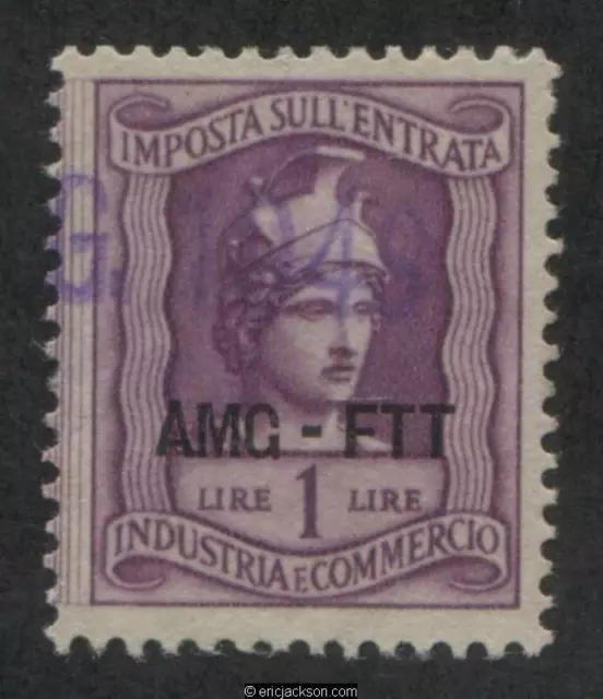 Trieste Industry & Commerce Revenue Stamp, FTT IC98 right stamp, used, VF