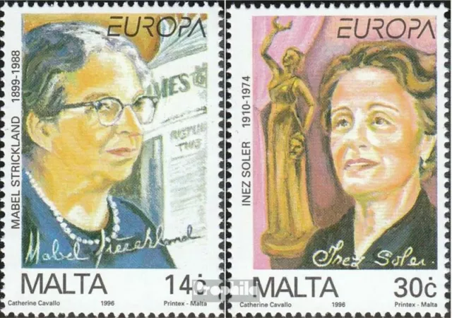 Malta 983-984 mint never hinged mnh 1996 Europe