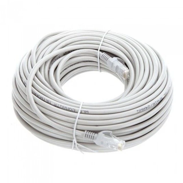 100FT CAT6 POE IP Camera NVR Cable Outdoor/Indoor RJ45 Jacks