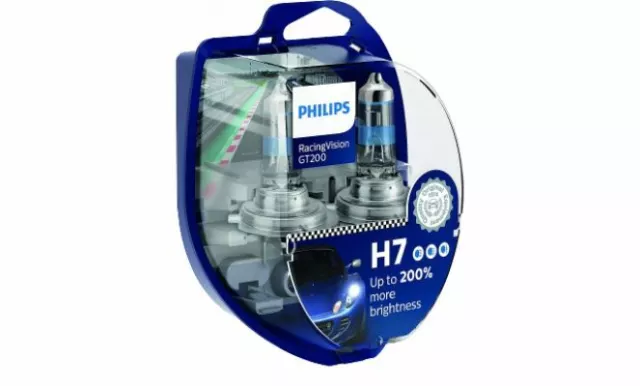 PHILIPS Racing Vision GT200 PX26d Halogen Bulb PH-12972RGTS2 H7 12V 55W