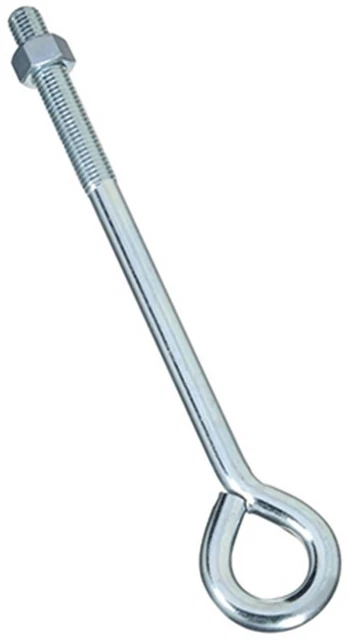 National Hardware N347-690 Zinc-Plated Eyebolt 12 L x 5/8 Thread in. (Pack of 5)