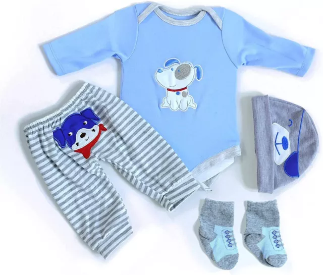 20"-22" Reborn Dolls Clothes Baby Doll Newborn Dolls Jumpsuit Boy Outfit Gifts
