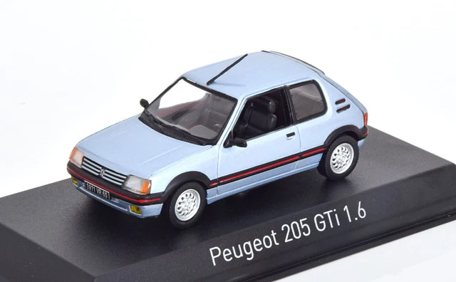 Norev - PEUGEOT 205 GTi 1,6 1988 Bleu Topaze réf. 184857 Neuf NBO 1/18