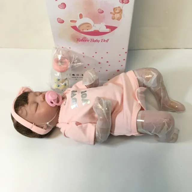 Dcolco Look Real For Kids 19 Inch Sleeping Girl Reborn Baby Doll Age 3+ 2