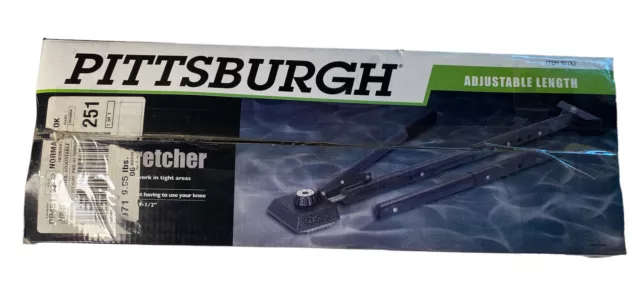 Estirante de alfombra ajustable Pittsburgh 93152 NUEVA CAJA ABIERTA