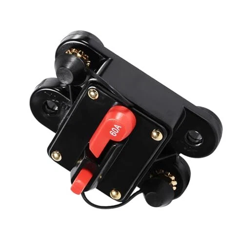 Disjoncteur Automatique Réarmable 50A Pour Voiture, Bateau - 12V-24V, Protection Contre Les Surintensités - 12