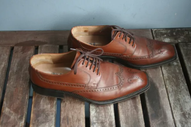 Lloyd Business Leder Schuhe Herren braun Gr.42                -Made in Germany-