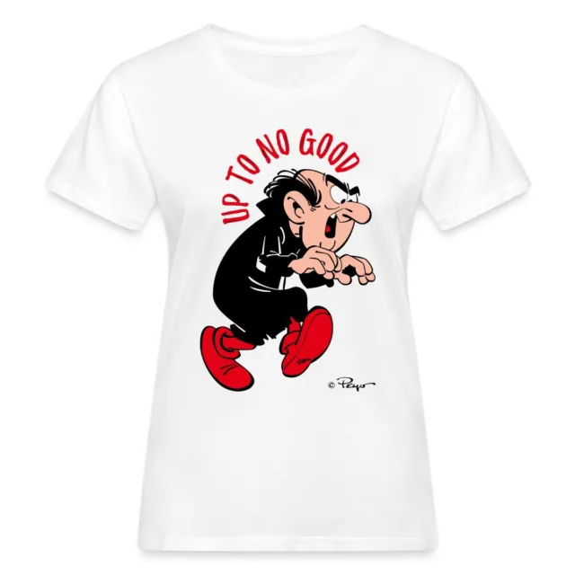 Die Schlümpfe Gargamel Up To No Good Spruch Frauen Bio-T-Shirt