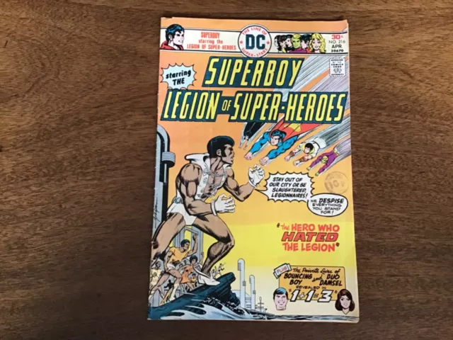 DC comics Superboy Starring the Legion of superheroes issue 216 =======