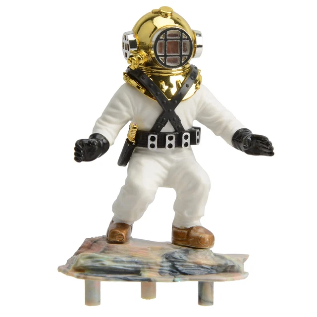Saim Deep-Sea Diver Aquarium Fish Tank Diver Ornament Air Bubbler Fish Tank D...