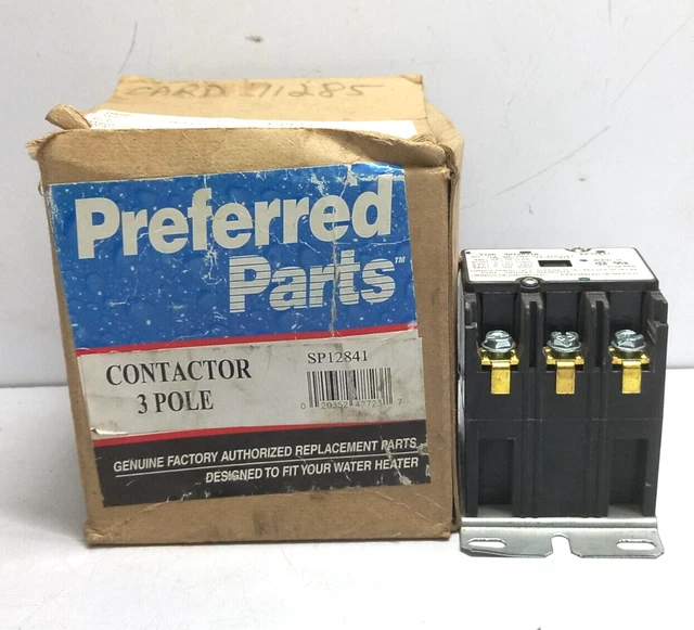 Tyco Model 98 3100-30T903JR Contactor AP12841 Coil 120VAC 5060Hz 30 FLA 40A Res
