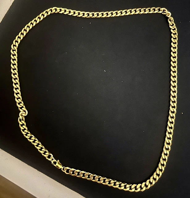 18 inch Warren James Jewellers 18ct Gold Vermeil