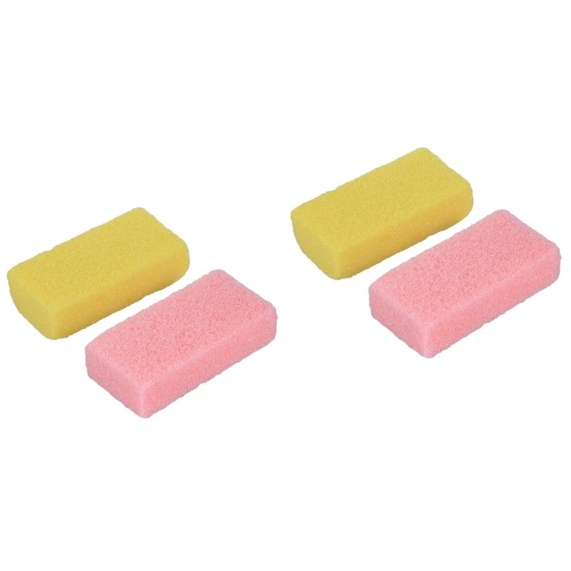 4 Pcs Outil De Tampon À Ongles Scrubber Dissolvant D'écume Morte Pierre