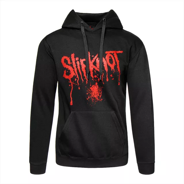 SLIPKNOT Splatter Black HOODIE - Official Licensed Band Merch Unisex Pullover