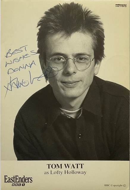 TOM WATT Genuine Handsigned Eastenders Castcard 6 x 4 2
