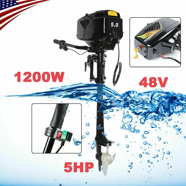 48V Electric Outboard Motor Propeller Boat Engine Trolling Fishing Boats Engine