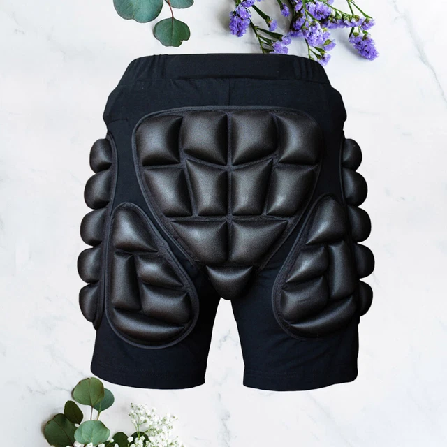 Short De Protection Rembourré Pour Hanches - Ski, Snowboard, Skate - Taille Enfant, Couleur Bleu