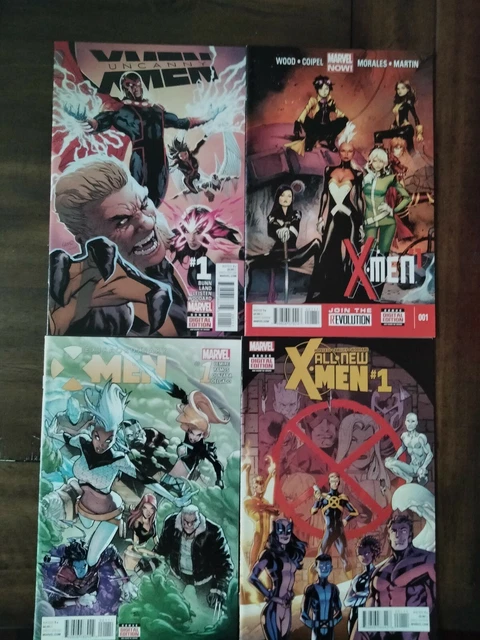 Uncanny, Extraordinary,All New X-mens #1's(2016) X,-men #1(2013)