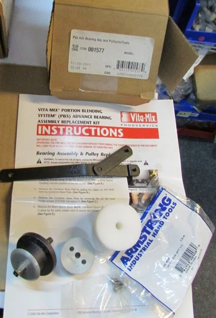 Vita-Mix 1577 Bearing Kit with Tool, Portion Blending System Advance From USA