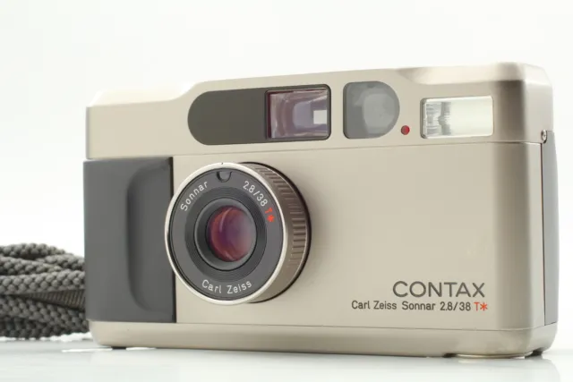 [Near MINT] Contax T2 Titan Silver 35mm Point & Shoot Film Camera from JAPAN