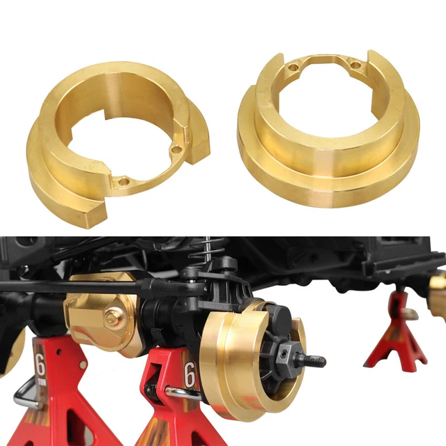 1/10 RC Car Outer Portal Drive Housing Brass Counterweight for TRX4 TRX6
