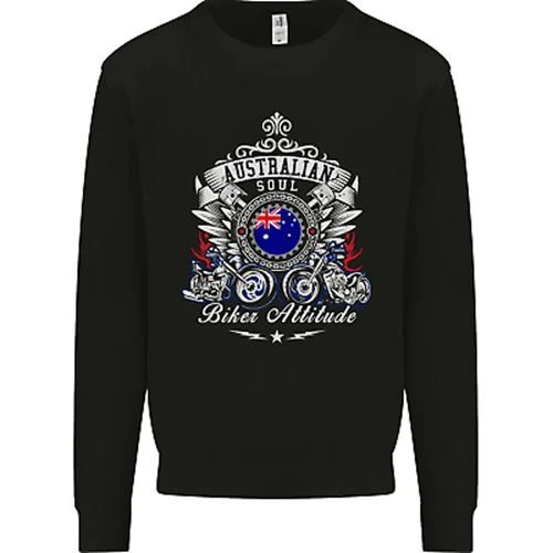 Felpa maglione Australian Biker Australia Motociclismo Bambini