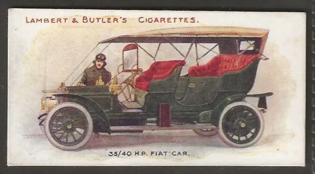 Lambert & Butler-Motors 1908-#11- Fiat Car