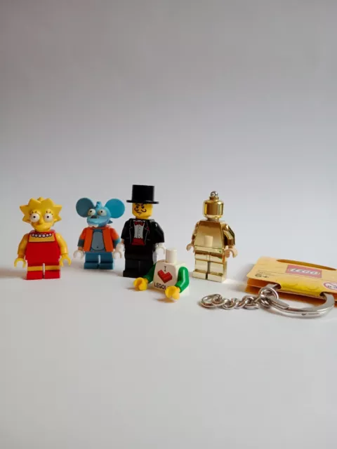 Lotto Minifigure Lego - mago serie 1 - simpson - mr gold - legoland - vintage