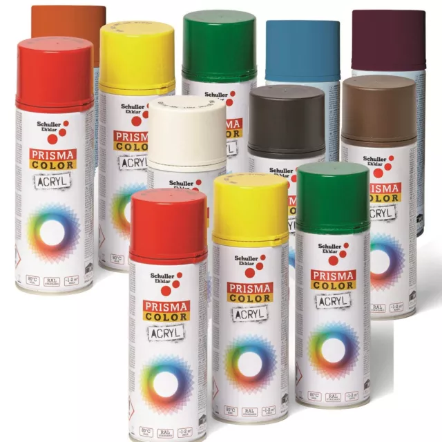 Acryl Farben Sprühlack Farbauswahl Lackspray RAL glänzend Sprühdose Farbe Spray