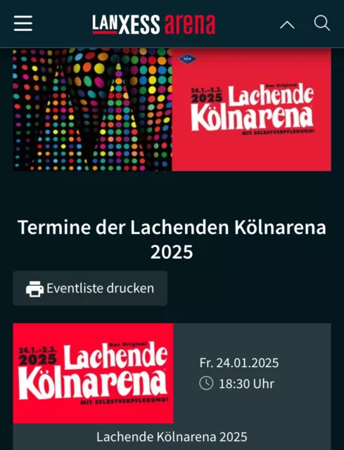 Lachende KölnArena 2025