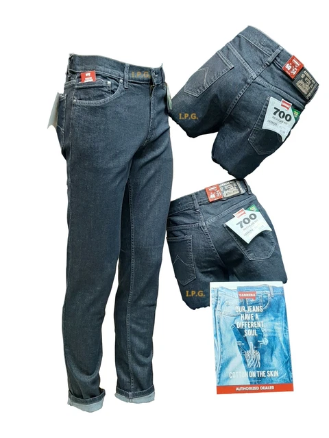 CARRERA JEANS UOMO Art 700 Regular Fit Cavallo Alto 5 Tasche Denim Nero Elastic EUR 45 00 PicClick IT
